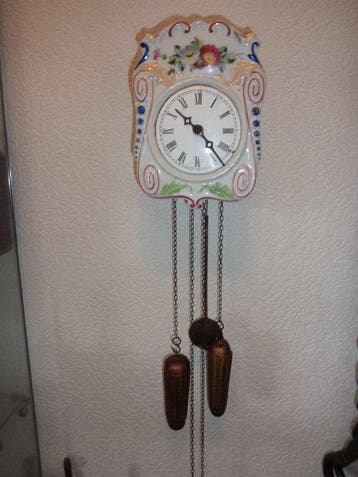 Zwarte Woud wandklok - . - Antiek Hout, Messing, Porselein -, Antiek en Kunst