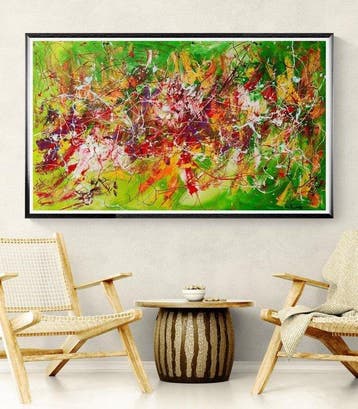 Luc Mora - Wild bloom - XXL, Antiek en Kunst