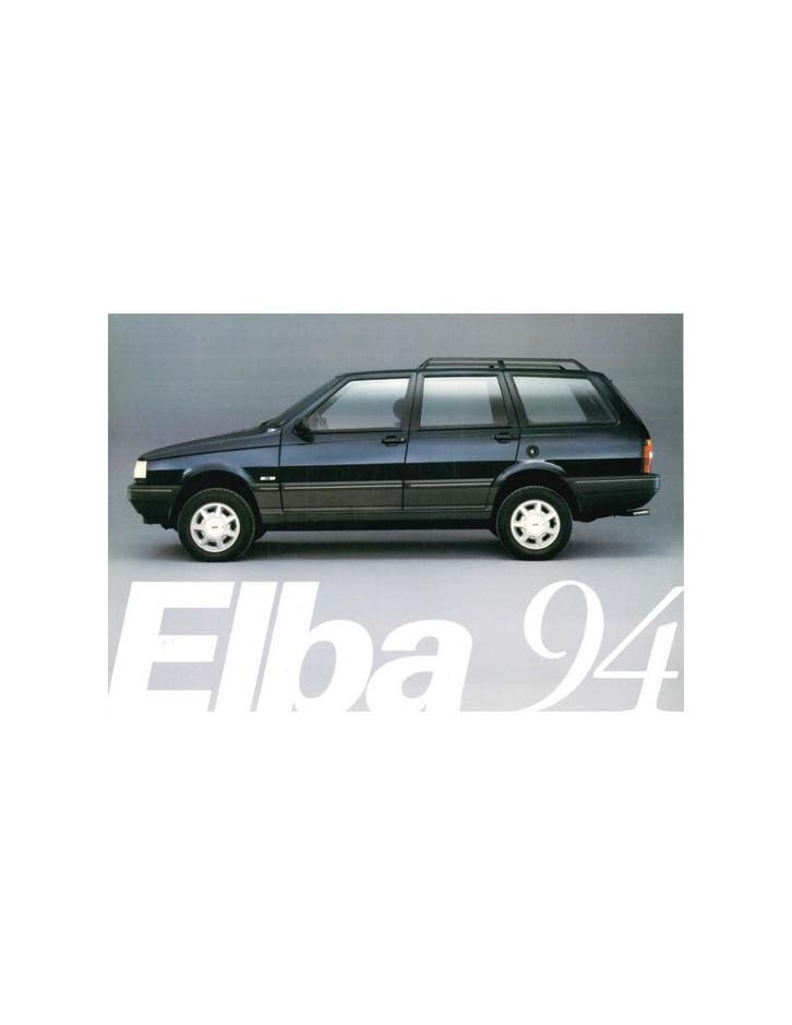 1994 FIAT ELBA BROCHURE PORTUGEES, Boeken, Auto's | Folders en Tijdschriften
