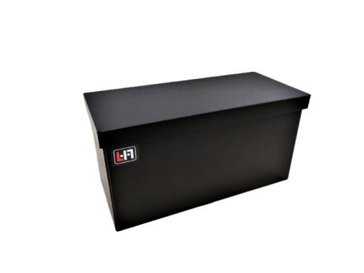 Kunststof PE accubak | Zwart met deksel | 2x 200/230Ah accu, Auto-onderdelen, Accu's en Toebehoren, Ophalen of Verzenden