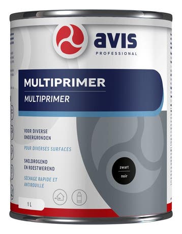 Avis multiprimer 1 liter, zwart, Verzenden, Nieuw