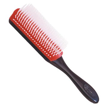 Denman  Large 9 Row Styling Brush  Zwart/Rood  D4, Verzenden, Nieuw