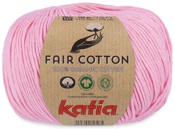 Katia Fair Cotton - 09 lichtroze - Biologisch Katoengaren, Ophalen of Verzenden, Nieuw