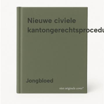 Nieuwe civiele kantongerechtsprocedur - Jongbloed, Verzenden, Gelezen, Jongbloed
