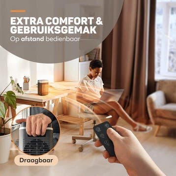 2dekans | Vulpes Goods® Tech - Elektrische Kachel met, Ophalen of Verzenden, Zo goed als nieuw