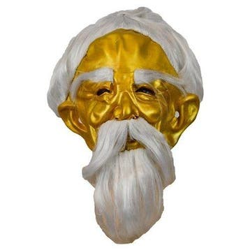 Masker gouden Chinees, Verzenden, Nieuw, Feestartikel