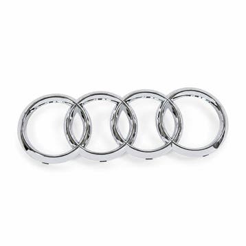 Origineel Audi logo - chroom, Ophalen of Verzenden, Nieuw, Audi