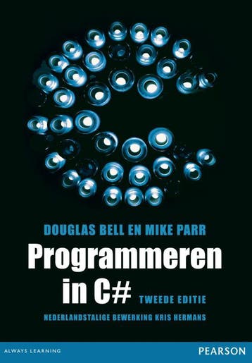 Programmeren in C, met MyLab NL 2 - Douglas Bell, Boeken, Verzenden, Zo goed als nieuw, Douglas Bell