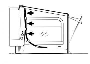 Thule QuickFit/EasyLink Side Tensioning Kit 2st., Ophalen of Verzenden, Nieuw, Thule