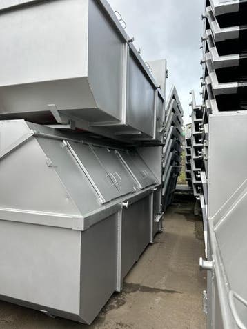 IT Container 9M3 9kuub  huisje portaal afzet met france klep, Ophalen