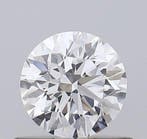 1 pcs Diamant (Natuurlijk) - 0.52 ct - Rond - D (kleurloos), Sieraden, Tassen en Uiterlijk, Edelstenen, Nieuw