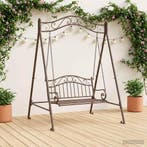 vidaXL Swing Frame Antiek Bruin 113 x 121,5 x 168 cm Staal, Verzenden, Nieuw