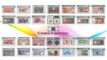 Crown Currency bankbiljetten en munten veiling 57 is online!