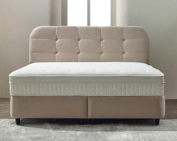 Opbergboxspring Rondo Beige, Nieuw