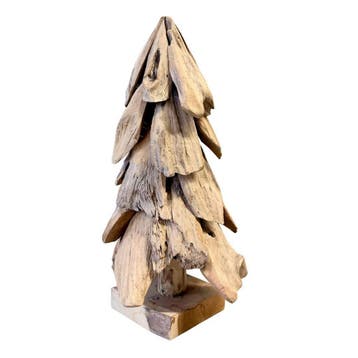 Kerst special: teakhouten kerstbomen! -  50 cmWoondecoratie, Ophalen of Verzenden, Nieuw