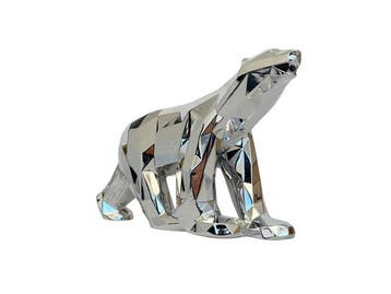 Richard Orlinski (1966) - sculptuur, Ours Blanc Le Choc des