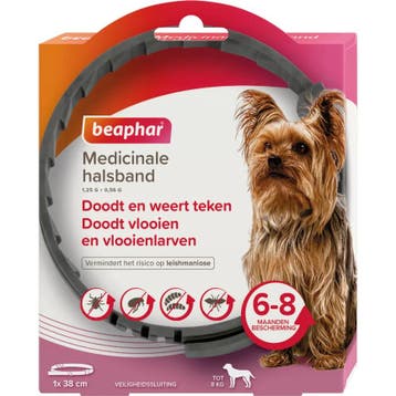 Beaphar Medicinale Halsband hond Tot 8 kg (Hondenriemen), Verzenden, Nieuw