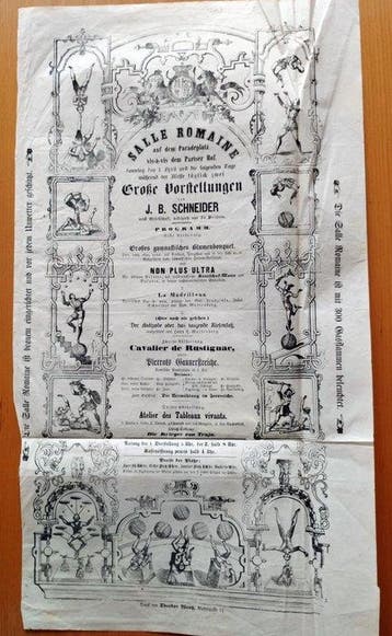 Vorstellungen des J. B. Schneider nebst Gesellschaft,