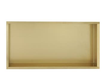 Sani Royal Inbouwnis Goud Geborsteld 30x60x7 cm, Nieuw