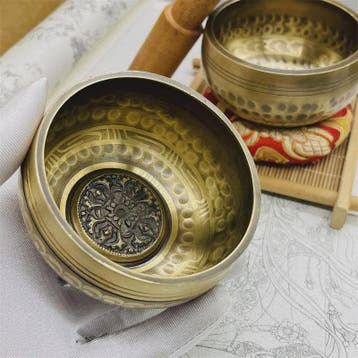 Tibetaanse Zangleiding Kom - Handgemaakte Bronzen Klankschaa, Verzenden, Nieuw