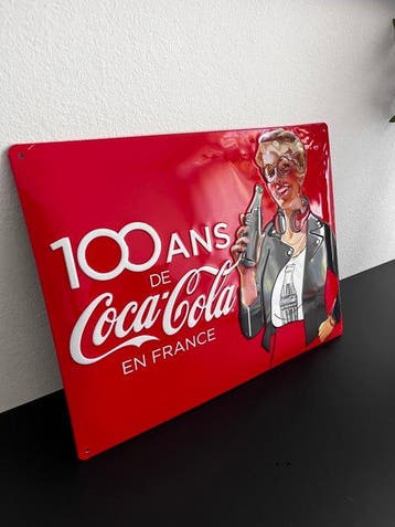 Coca-Cola – “100 ans de Coca-Cola en France” – groot reliëf