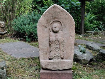 Japanse stele, Jiz Bosatsu () - Beeld Steen - Japan