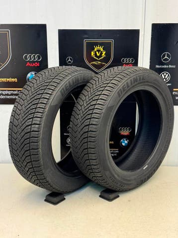 2 stuks 195/55R16 inch All-Seasons banden 7 mm, Gebruikt, 16 inch, All Season, Band(en)