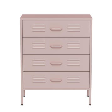 Ladekast | Lockerkast | Kledingkast | 80x40x100cm | Roze, Verzenden, Nieuw