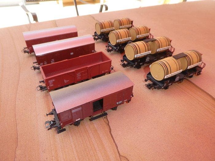 Märklin H0 - 29855/4410/4430/4432 - Modeltrein goederenwagon, Hobby en Vrije tijd, Modeltreinen | H0