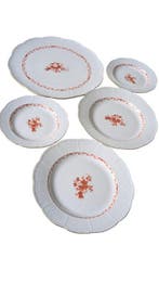 Meissen - Schotel (5) - Porselein - Indische schilderkunst