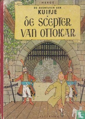 Kuifje - De scepter van Ottokar - 1954, Eén stripboek, Verzenden, Gelezen, Remi, Georges.