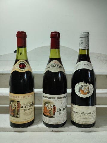 1970 Patriarche Chambolle Musigny, 1971 Bourgogne Réserve, Nieuw