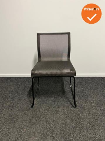 ICF Vergaderstoel - Stick chair sid base - bruin netweave, Vergader- of Presentatieruimte, Ophalen of Verzenden, Gebruikt, Stoel