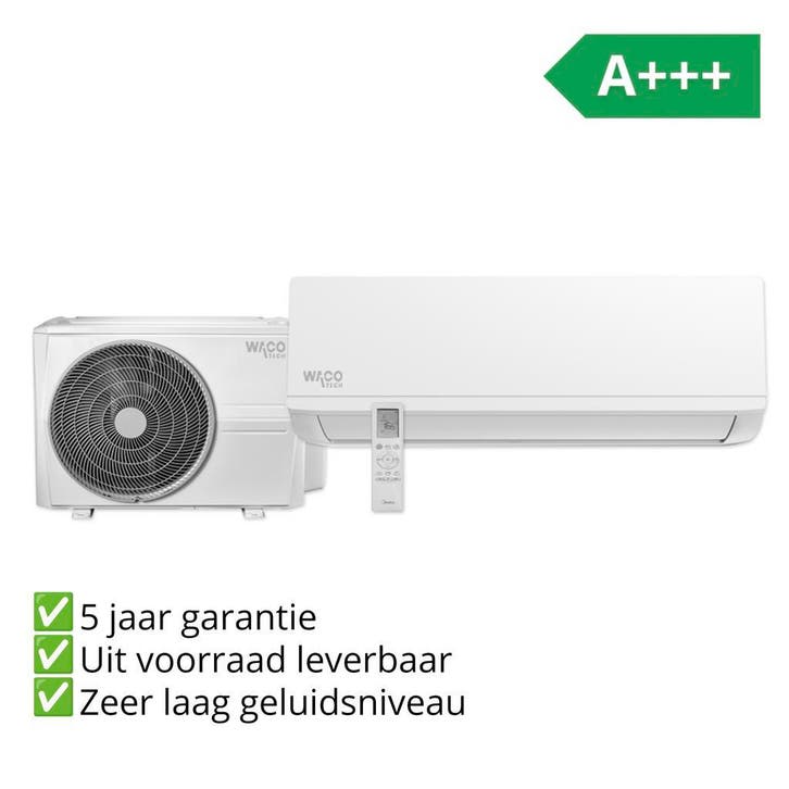 Airco met wifi 3.5 KW - Energiezuinig &amp; efficient, Witgoed en Apparatuur, Airco's, 60 tot 100 m³, Koelen en Ontvochtigen, Ventileren