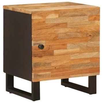 vidaXL Nachtkastje Mango Hout -, Verzenden, Nieuw