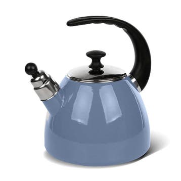 Altom Design Balbina exclusieve fluitketel emaille blauw /, Ophalen of Verzenden, Nieuw