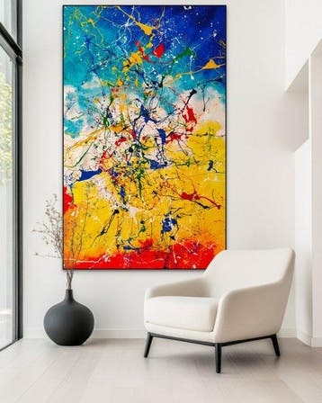 Gabriel Alba - MISTICA CROMATICA 6 XXL no reserve, Antiek en Kunst