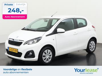 v.a. 238,- | Peugeot 108 op VOORRAAD | Private Lease, Elektrische ramen, Nieuw, Hatchback, BTW verrekenbaar