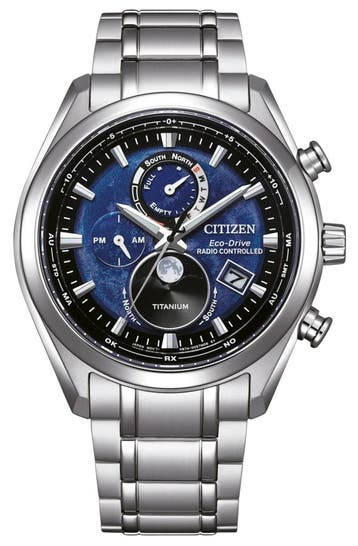 Citizen BY1010-81L Tsuki-yomi Super Titanium horloge, Overige materialen, Verzenden, Nieuw, Polshorloge