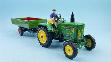 Kovap - Blikopwindbaar John Deere Lanz D2416 tractor,
