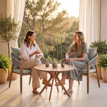 Tuinset bestaande uit een tafel en 2 stoelen, Tuin en Terras, Tuinsets en Loungesets, Verzenden, Nieuw