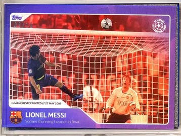 2009 Topps UEFA Champions League Lionel Messi 043 Serialized, Nieuw