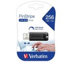 Verbatim | USB Stick | 256 GB | USB 3.2 | Gen 1 | Pinstripe, Verzenden, Nieuw