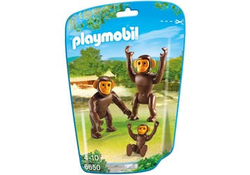 Playmobil Chimpansees met Baby - 6650 (Nieuw), Verzenden, Nieuw