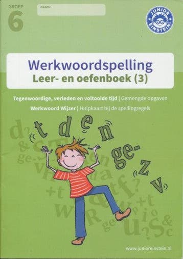 Junior Einstein Werkwoordspelling Leer- en oefenboek 3 groep, Boeken, Verzenden, Nieuw