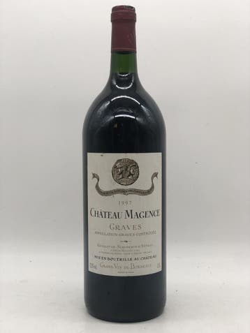 1 x 150cl (Magnum) Chateau Magence AOC Graves 1997 (rood), Ophalen of Verzenden, Nieuw, Frankrijk, Rode wijn