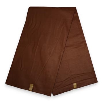 Bruine Stof egaal - Bruin effen kleur - 100% katoen - 1 yard, Hobby en Vrije tijd, Ophalen of Verzenden, Nieuw