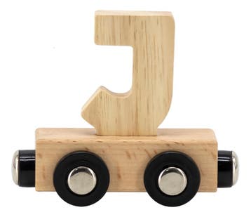 Tryco Houten Naturel Lettertrein - Letter J, Verzenden, Nieuw