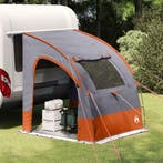 vidaXL Achterkleptent met dak Grijs en Oranje 194 x 180 x, Verzenden, Nieuw, Tot en met 2