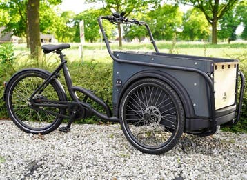 Elektrische bakfiets ROYAL CARGO BIKE twee en driewieler LEI, Overige merken, 4 kinderen of meer, Huif, Nieuw